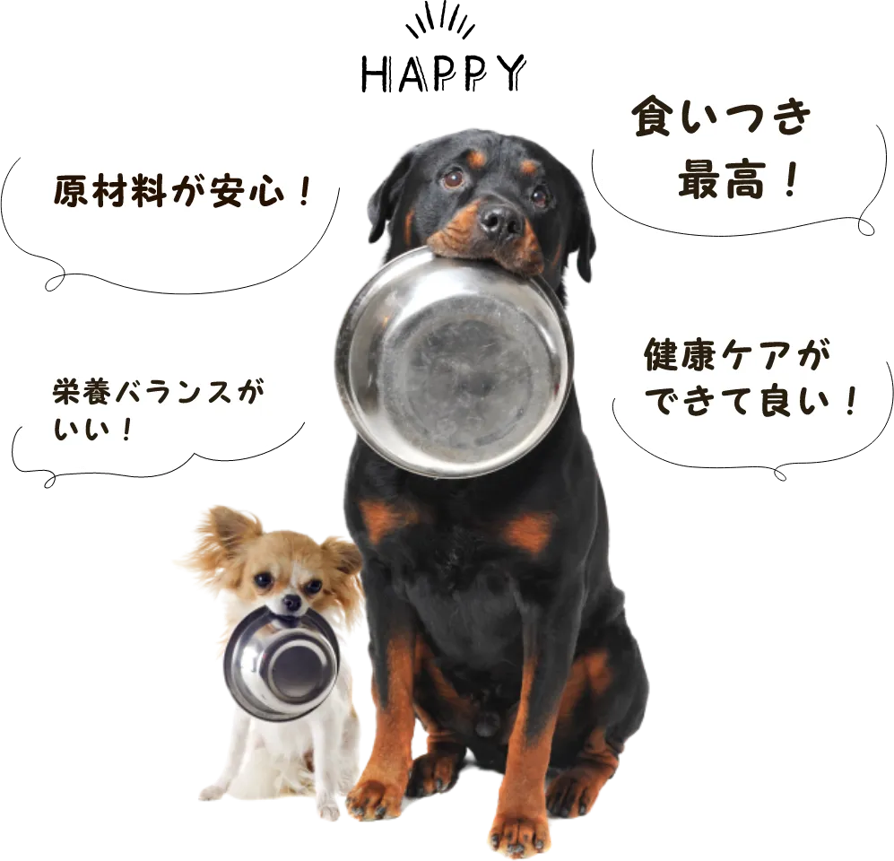 HAPPYDOG 愛用者の声